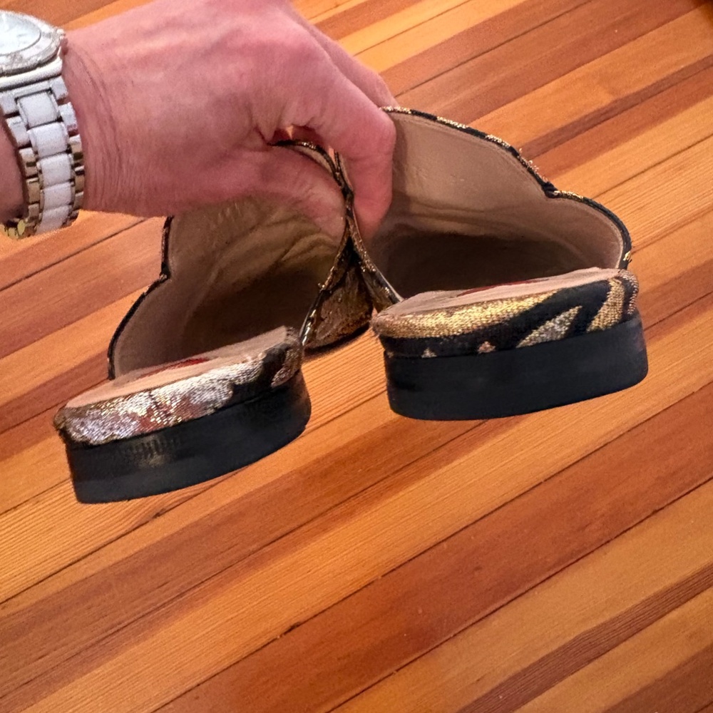 Gucci Princetown Horsebit Jacquard Mules US 7.5 EU 37.5 - Picture 4 of 7